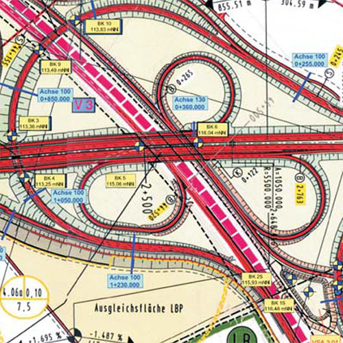 Jackerath Verlegung Autobahnkreuz A44A61